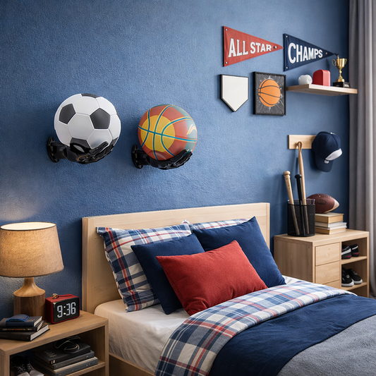 Space Saving Wall Mounted Ball Holder
