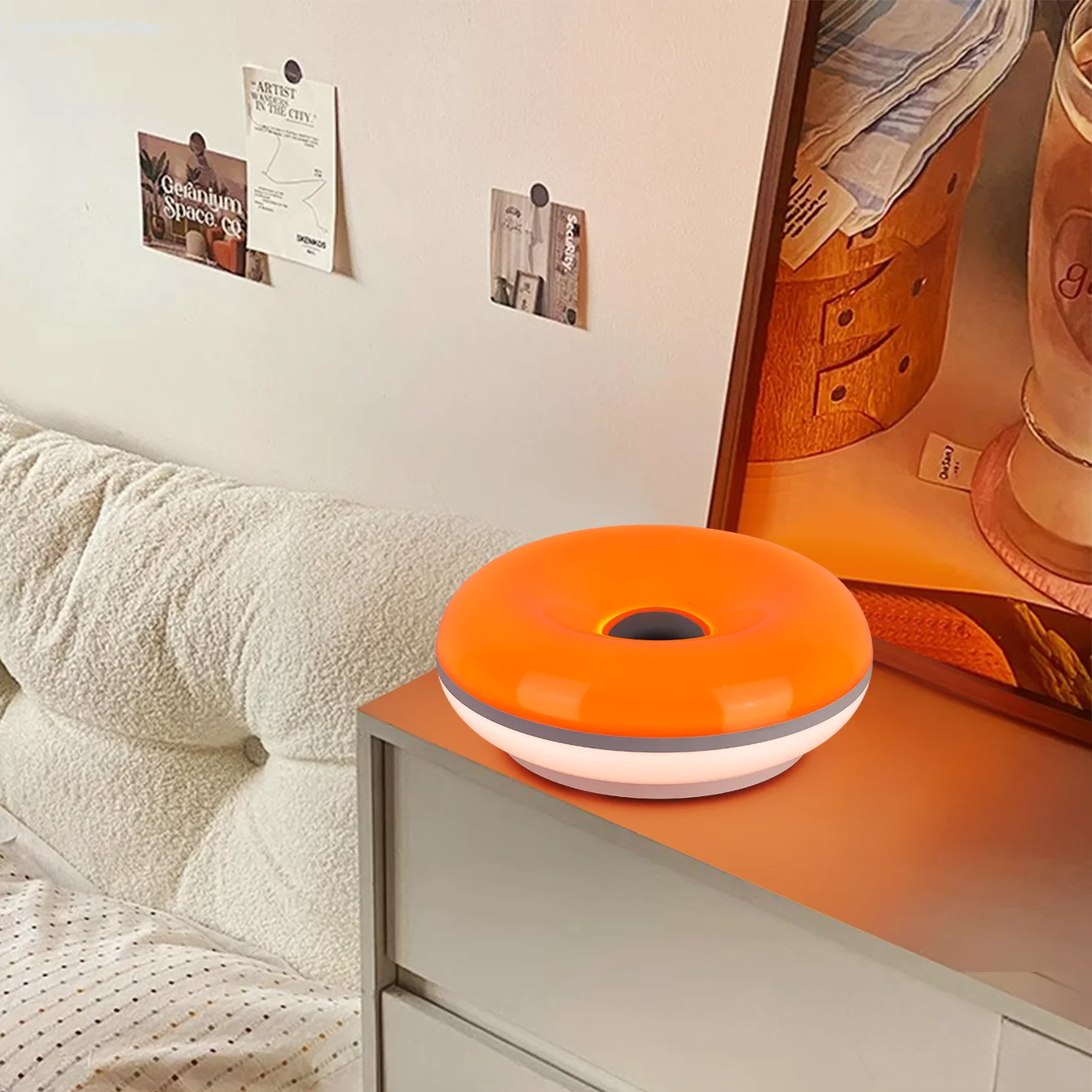 Cozy & Warm Touch Control Donut Lamp