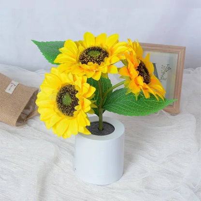Warm & Cosy Sunflower Lamp
