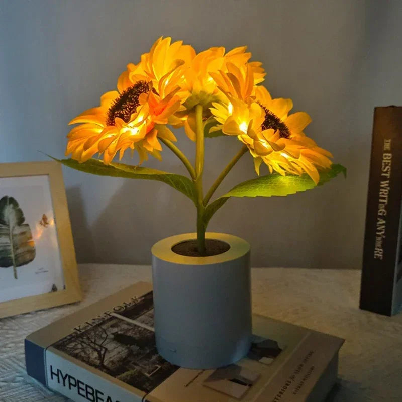 Warm & Cosy Sunflower Lamp