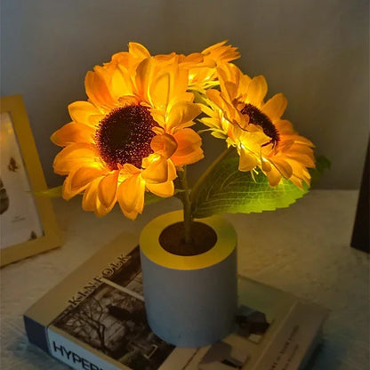 Warm & Cosy Sunflower Lamp