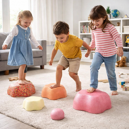 Children's Foam Stepstones Balance Play Set