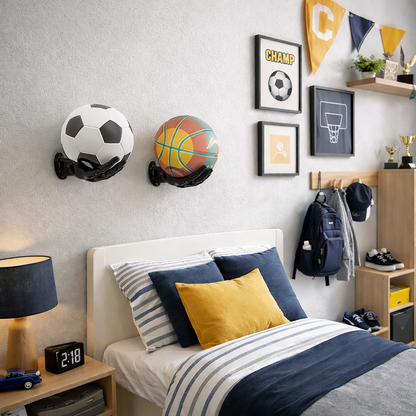 Space Saving Wall Mounted Ball Holder
