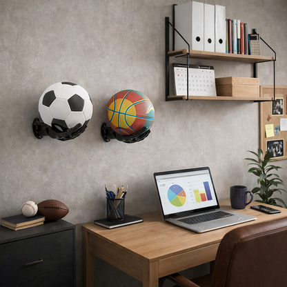 Space Saving Wall Mounted Ball Holder