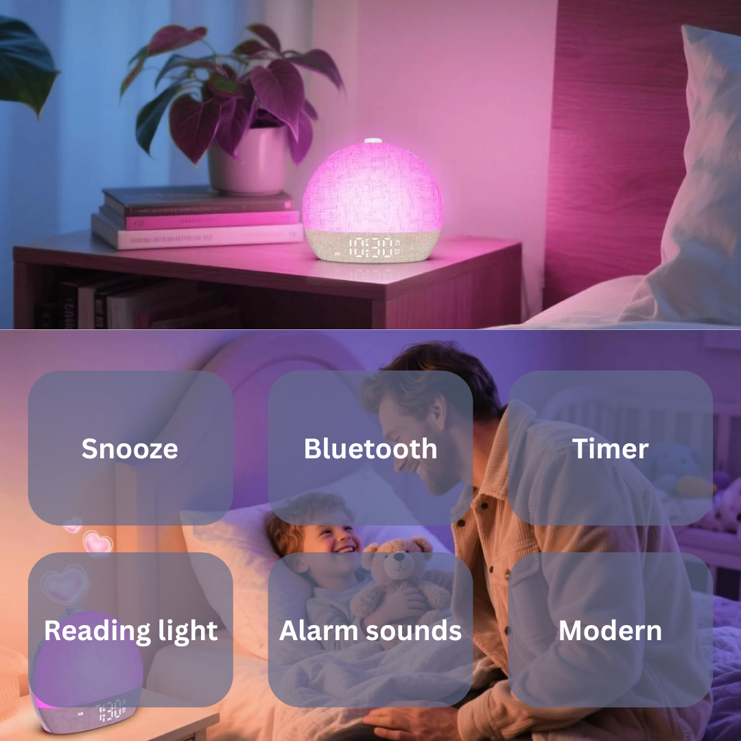 Sunrise Alarm Clock with White Noise