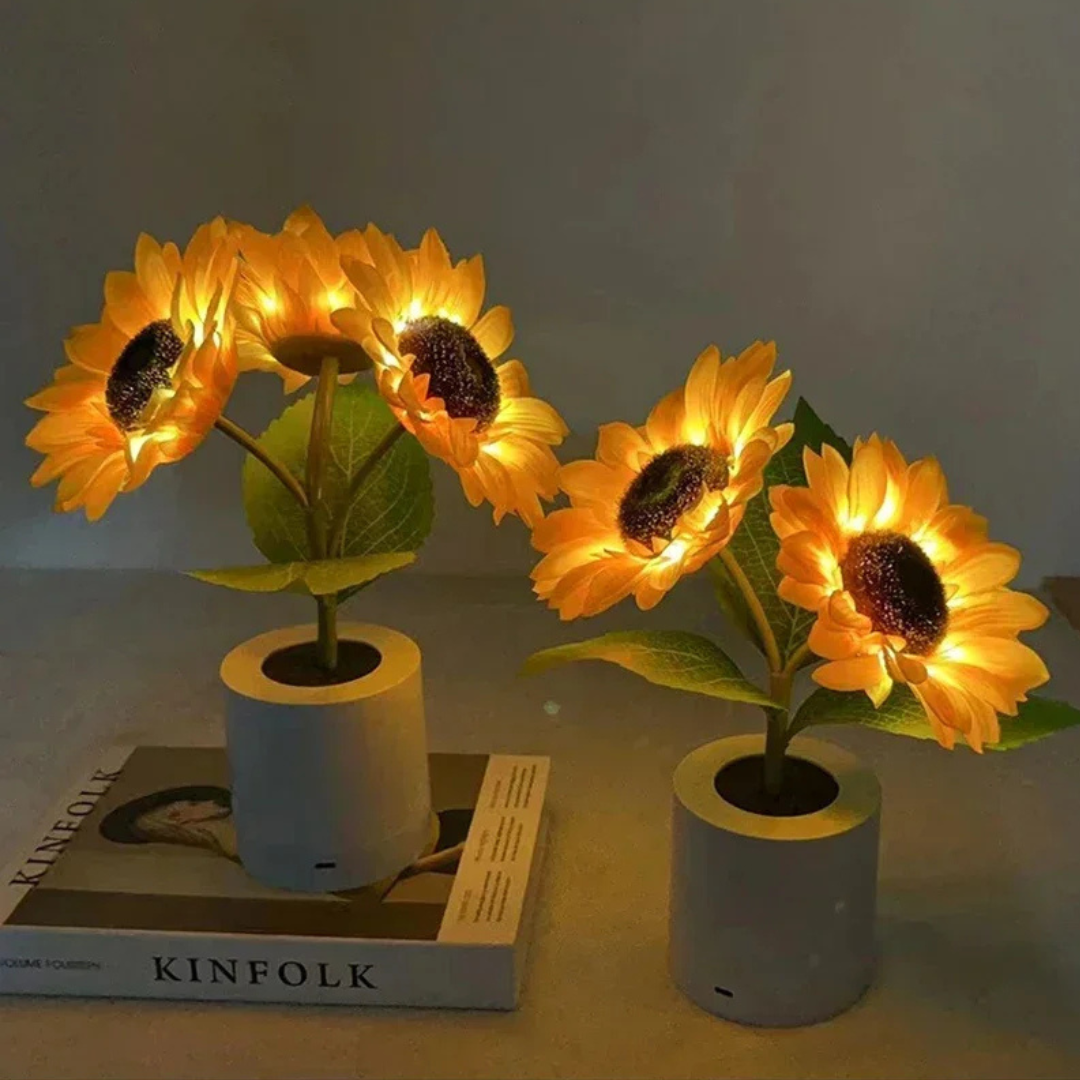 Warm & Cosy Sunflower Lamp