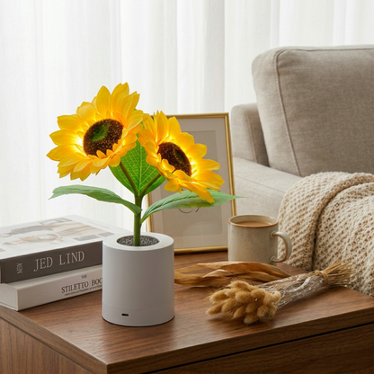 Warm & Cosy Sunflower Lamp
