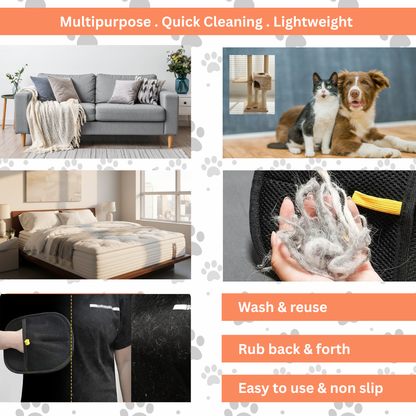 Easy-Cleanup Pet Hair Removal Glove
