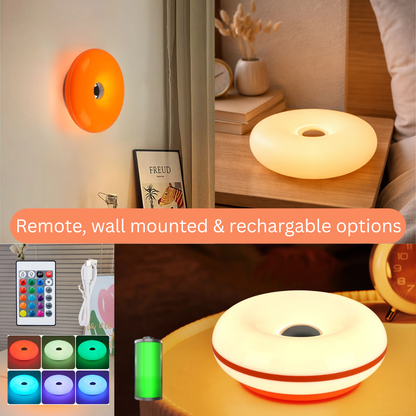 Cozy & Warm Touch Control Donut Lamp